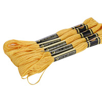 24 pièces par boîte, 8 m, 447 couleurs, bobines de fil à broder, fil à coudre pour le bricolage, point de croix, tricot, couture