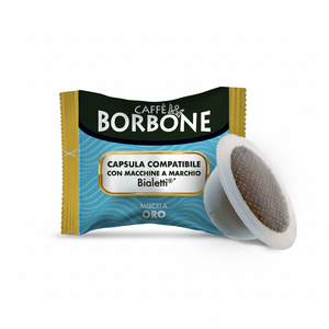 Capsule Borbone Oro 100 Blend Compatibili con Macchine da Caffè BIALETTI e K-Cups 0,17g/Capsula - Product Image 2