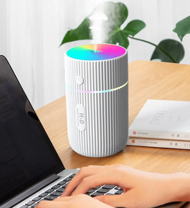 2024 mới đầy màu sắc LED độ ẩm không khí khuếch tán hương thơm oxy ánh sáng không dây thương mại thông minh di động sương mù xe máy tạo độ ẩm - Product Image 6