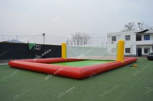 Fábrica al por mayor portátil al aire libre flotante agua voleibol <span class=keywords><strong>campo</strong></span> cancha <span class=keywords><strong>piscina</strong></span> inflable voleibol <span class=keywords><strong>piscina</strong></span> con Red - Product Image 5