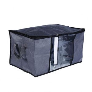 Custom Foldable Clothes Closet Organizer Containers <b>Storage</b> <b>Boxes</b> Bins With Lids Snd Handle - Product Image 5