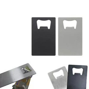 Abridor de Botellas de Acero Inoxidable, Tamaño Cartera, Portátil, para Bebidas, Regalo Promocional, Gadget - Product Image 1