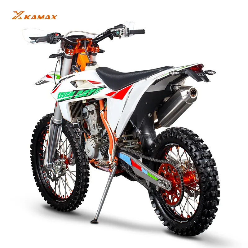 Kamax 450cc Dirt Bike High Speed 4 Stroke Off-Road Racing Motorcycles Manual Clutch Brushless Motor Electric Start