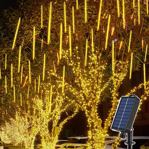 Cross-biên giới mới năng lượng mặt trời <span class=keywords><strong>C9</strong></span> dâu dẫn ánh sáng chuỗi 1-to-12 không thấm nước IP65 100LED cho ngoài trời giáng sinh sân vườn - Product Image 1