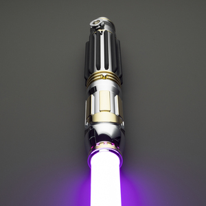 Sabre laser Nexussaber Mace <span class=keywords><strong>Windu</strong></span> avec poignée métallique, rechargeable, LED Flash Neopixel, lame PC, FOC Lock, robuste pour duels, contrôle par application - Product Image 3