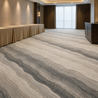 Tapis muraux écologiques pour chambre d'hôtel, nylon recyclé pour projet hôtelier écoresponsable