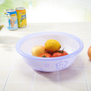 Plastic Round Wash Basin 43cm For Kitchen Vegetable Fruit Storage - Product Image 3