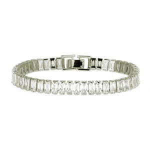 Men's <b>copper</b> inlaid zircon <b>bracelet</b>, simple strip zircon jewelry, <b>bracelet</b> jewelry. - Product Image 4