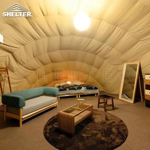 Isolation en forme <span class=keywords><strong>de</strong></span> coquille coquillage personnalisé pour le glamping en plein air tente cocon <span class=keywords><strong>de</strong></span> luxe coques <span class=keywords><strong>de</strong></span> glamping avec <span class=keywords><strong>salle</strong></span> <span class=keywords><strong>de</strong></span> <span class=keywords><strong>bain</strong></span> - Product Image 2