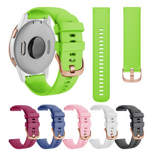 Correa de silicona de 20 mm para reloj inteligente, adecuada para <span class=keywords><strong>Amazfit</strong></span> <span class=keywords><strong>GTS</strong></span> <span class=keywords><strong>3</strong></span>/2/2e/2 Mini. Diseño deportivo, suave y duradero, correa ajustable. - Product Image 4