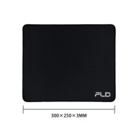 Tapis de souris de jeu XXL personnalisé, grand format carré, bords cousus, épais, antidérapant, en tissu doux, noir, accessoires informatiques