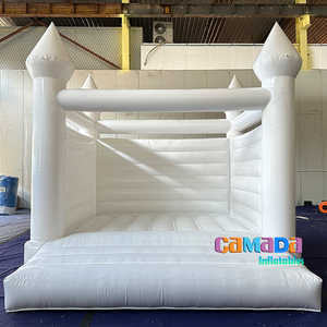 Castillo Inflable Azul Pastel y Blanco, Casa <span class=keywords><strong>de</strong></span> Juegos Inflable, Brincolín Comercial para Decoración <span class=keywords><strong>de</strong></span> Bodas, Fiestas, Eventos, <span class=keywords><strong>Alquiler</strong></span> Comercial - Product Image 5