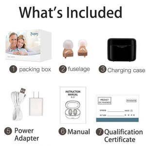 Venta al por mayor Mini audífono Digital Lista de <span class=keywords><strong>precios</strong></span> inteligente de reducción de ruido de 16 canales recargable audífono Invisible para sordos - Product Image 6