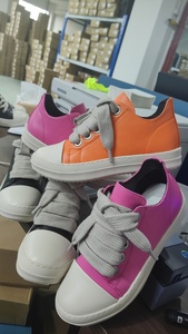 Scarpe Casual in Pelle, Sneakers di Lusso con Lacci, Scarpe Basse da Donna, Sneakers Nere Streetwear - Product Image 2