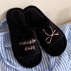 Pantuflas con Lazo y Suela de PVC de Alta Popularidad para Mujer, Material Superior de Gamuza con las Últimas Tendencias - Product Image 6