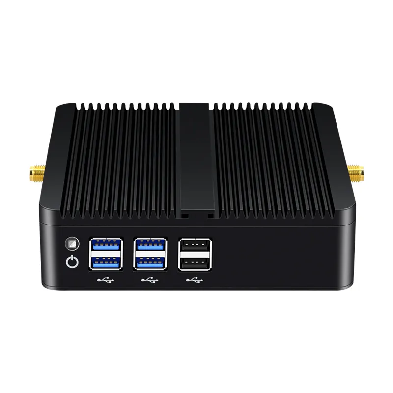 Micro PC In-tel Co-re i3 i5 i7 Ce-leron Win10 Win7 LinuxギガビットLANベアボーンMinipc Wifi DDR3L 8USBHTPCミニコンピューター