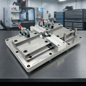 Jigs de Posicionamiento Personalizados OEM de Taiwán, Acero Inoxidable, Mecanizado CNC para Piezas de Herramientas de Montaje de Electroerosión por Hilo - Product Image 3