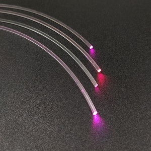 PMMA 0,25mm~0.75mm 1.0mm 1.5mm 3,0mm/foco de plástico de fibra óptica para iluminación led decoración y los datos comunicación - Product Image 3