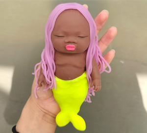 Juguete Blandito de TPR Ecológico Personalizado para Niños y Bebés - Juguete Antiestrés Educativo Mini Negro Elástico al por Mayor - Product Image 5