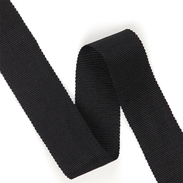 Good quality wholesale rayon polyester viscose petersham printed grosgrain ribbon for hat decoration