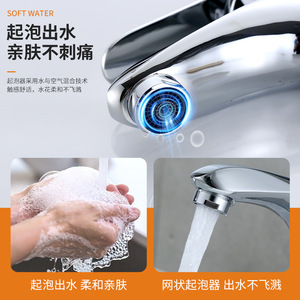 Grifo de lavabo de cobre fundido por gravedad, monomando, con válvula de cerámica, montaje en encimera para lavabo de baño - Product Image 5