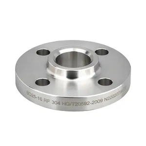 ASME B16.1 2 ''kelas 150/400/600/900 pipa Stainless flens Faised wajah FF Slip pada Flange