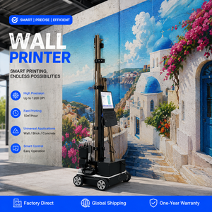 Impresora <span class=keywords><strong>de</strong></span> Tarjetas <span class=keywords><strong>de</strong></span> Tubo para Pared y Suelo, <span class=keywords><strong>de</strong></span> Grado Comercial, con Tinta <span class=keywords><strong>UV</strong></span> Industrial, Semi-Automática, para DX7 Flex/Egg, Portátil y Estable - Product Image 1