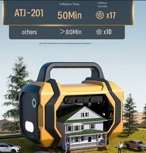 Arrancador de Coches JIASHENGTONG con Compresor de Aire 4 en 1, Inflador de Neumáticos Portátil de Alta Capacidad, Soplador de Polvo, <span class=keywords><strong>Banco</strong></span> de Energía de Emergencia para Coche - Product Image 6