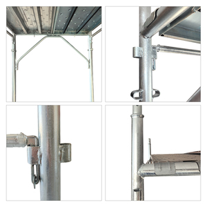 LINYI QUEEN Italian Type facciata impalcatura H telaio Ponteggio Ponteggio Edile telaio Ponteggio Ponteggio materiali da costruzione - Product Image 5
