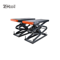 Mini-élévateur hydraulique à ciseaux pour voitures ZeHoo DX-1835, certification CE, montage ultra-stable, levée complète (2030 mm), capacité 3,5 T