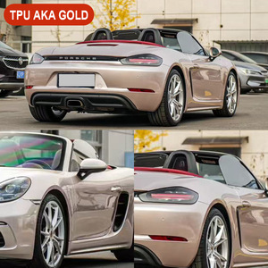Vinilo para Automóviles <span class=keywords><strong>Aka</strong></span> Gold TPU PPF, Película Autoadhesiva que Cambia de Color, Autoregenerable y Antiarañazos - Product Image 4