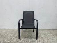 Ensemble de table et de chaises de salle à manger d'extérieur en aluminium moderne, imperméable, 4 places, pour jardin, restaurant, pique-nique