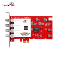 Catvscope TBS6909-X V2 DVB-S2X Tarjeta Sintonizadora PCIe de 8 Canales, Receptor de Satélite Digital, Tarjeta de Transmisión IPTV FTA