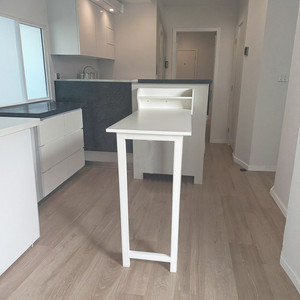 Moderno sgabello alto multifunzione a parete pieghevole <span class=keywords><strong>tavolo</strong></span> da Bar in legno <span class=keywords><strong>tavolo</strong></span> da pranzo per piccolo appartamento - Product Image 4