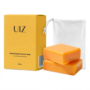 OEM Private Label 200g 2pcs Japanese <strong>Persimmon</strong> <strong>Soap</strong> for Body Odor Old People Smell Removal Natural Deodorizing Handmade Bar <strong>Soap</strong> - Product Image 3