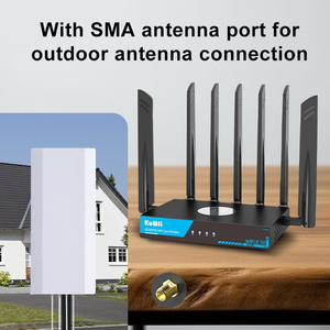Kuwfi เราเตอร์ WiFi IMEI LTE CPE เราเตอร์ VPN 3000Mbps SDX62ดูอัลแบนด์5G เราเตอร์ Wifi6พร้อมช่องใส่ซิมการ์ดคู่ - Product Image 4