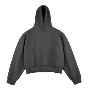 Nouveau produit Explosion Sweats à capuche <span class=keywords><strong>Techwear</strong></span> 500G en coton lourd, <span class=keywords><strong>sweat</strong></span>-shirts courts et amples pour hommes, <span class=keywords><strong>sweat</strong></span>-shirt américain de style streetwear 33 - Product Image 3