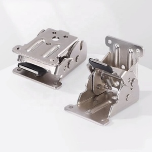 Charnières métalliques pliantes modernes à 90 degrés en acier zingué pour pieds de meubles de salon, chambre, salle à manger, salle de sport, cuisine - Product Image 5