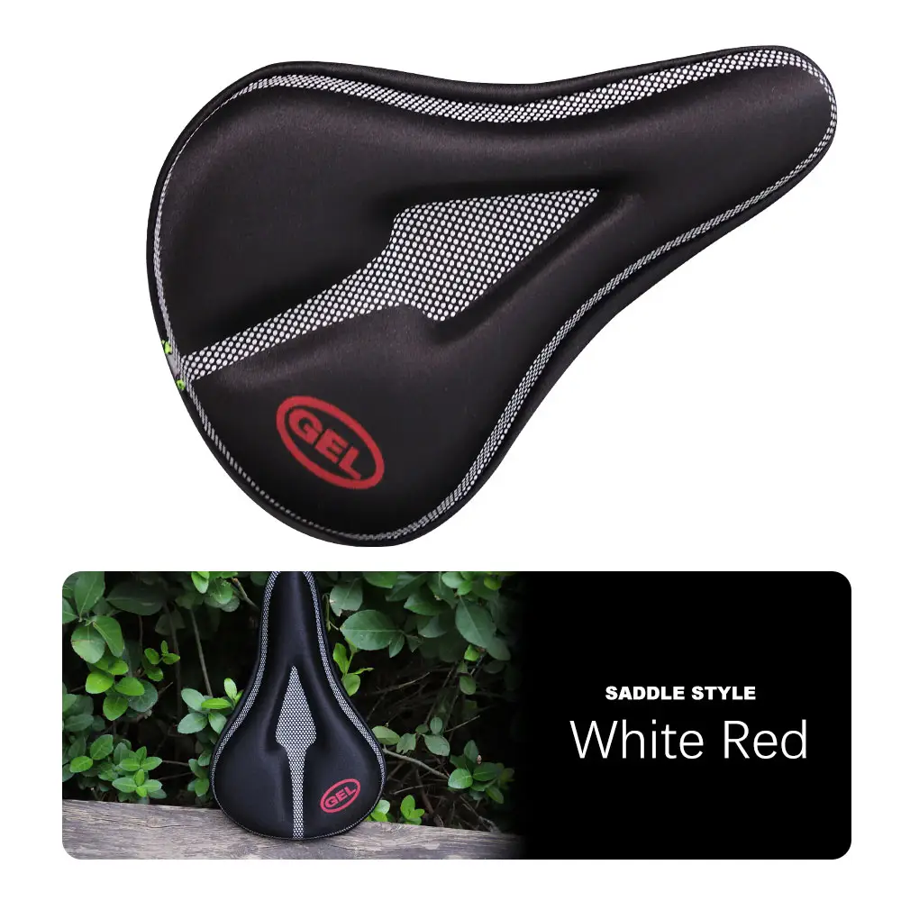 Wholesale waterproof bike seat saddle cover bicycle saddle cover gel 3D reflector seat cover Bike soft breathable