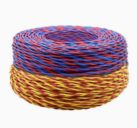 Câble électrique en cuivre torsadé résistant au feu 2 conducteurs 6 mm RVS PVC