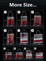 Sac de courses en PVC transparent pour femmes, imprimé flexo, avec logo personnalisé, imperméable, jetable, vente en gros, pas cher