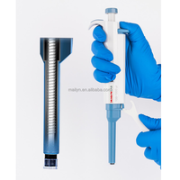 Pipette mécanique à volume réglable DLAB, monocanal, manuelle, autoclavable pour la manipulation de liquides en laboratoire