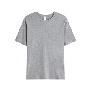 เสื้อยืดผู้ชายสีพื้น ผ้าฝ้าย แขนสั้น คอกลม ทรงปกติ สวมใส่สบาย ผ้าเจอร์ซีย์ถัก ดีไซน์เรียบง่าย - Product Image 4