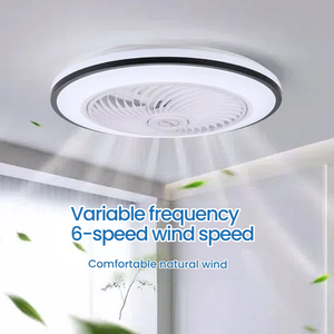 Dimmable dẫn ánh <span class=keywords><strong>s</strong></span>áng Trần với được xây dựng trong <span class=keywords><strong>fan</strong></span> hâm mộ và điều khiển từ xa hiện đại thể loại Led người hâm mộ Trần - Product Image 3