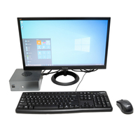 Dispositivo de Red de Enrutamiento Suave con Firewall LAN Serie Q600G6, NUC Dual DDR4 32GB Máx., SSD NVMe, Computadora de Escritorio con Carcasa de Aluminio y Ventilador