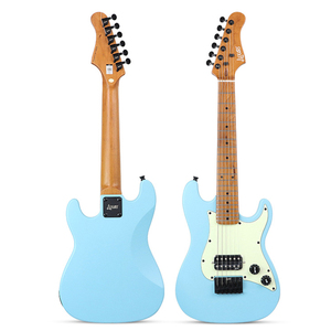 Chitarra Elettrica Junior da 30 Pollici per Bambini, Corpo in Legno di Pioppo Torrefatto Opaco, Doppi Pickup Humbucker, Chitarra di Piccole Dimensioni, Vendita all'Ingrosso dalla Fabbrica - Product Image 5
