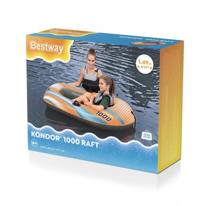 Bestway 61136e/61135 Kondor 1000 <span class=keywords><strong>Inflatable</strong></span> bè đi bè <span class=keywords><strong>Inflatable</strong></span> thuyền đánh cá <span class=keywords><strong>Inflatable</strong></span> bè - Product Image 6