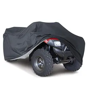 غطاء للجسم أسود أكسفورد للدراجات النارية ATV مقاوم للماء غطاء للدراجات النارية مع ملحقاتها وأجزاءها للحماية من الأشعة فوق البنفسجية