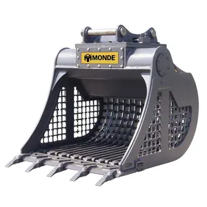 MONDE Hot Product Vibro Screen Bucket Hydraulic Screen Bucket Compaction Bucket For Sale