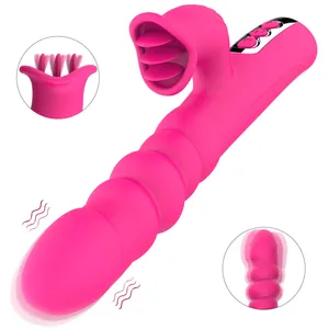 Soft Clitoriano Lambendo Tongue Vibrador G-Spot Estimulação Mulher Sex Toys Adulto Produtos Oral Lamber Tongue Sucking Vibradores